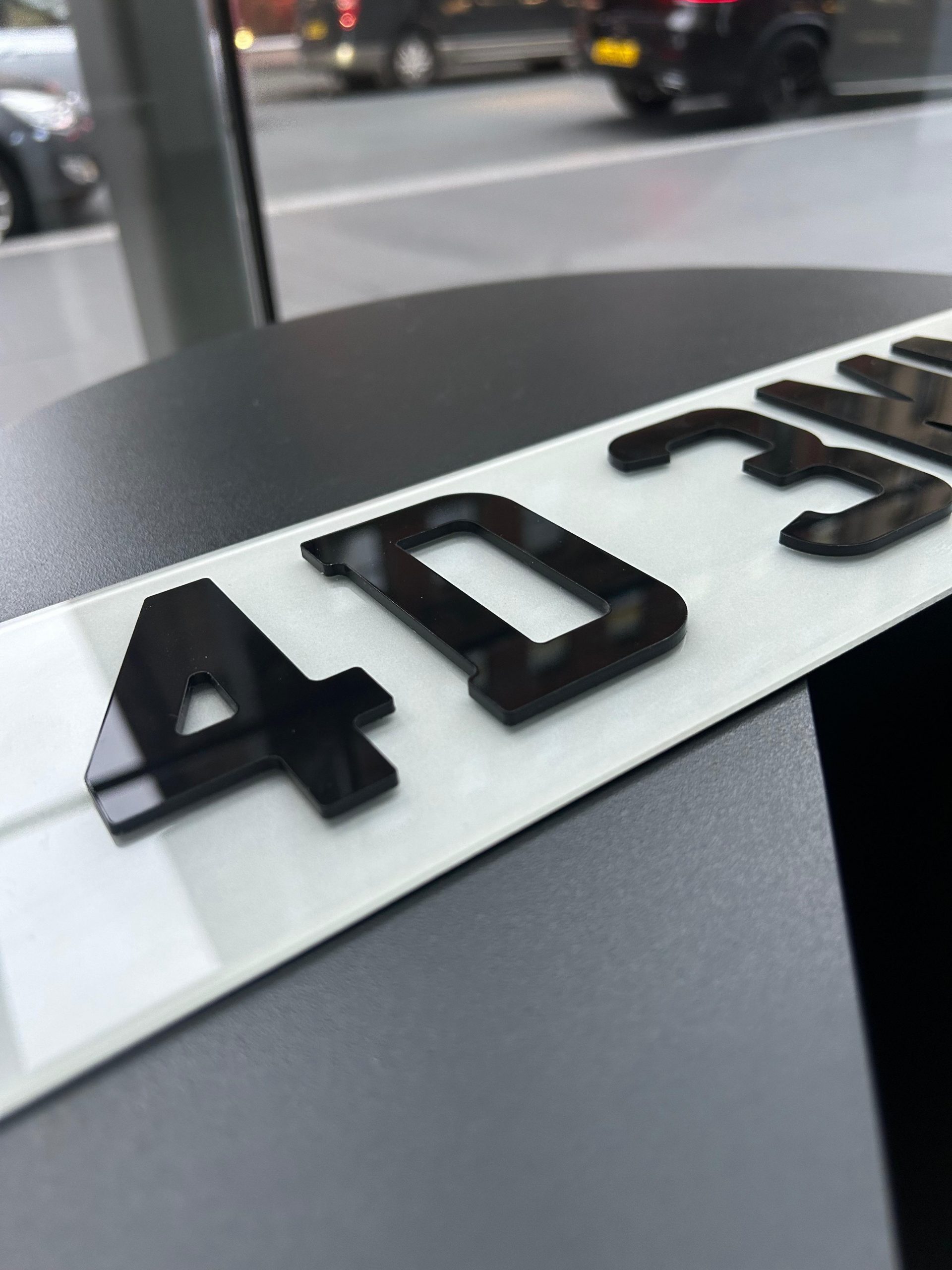 4D Number Plates