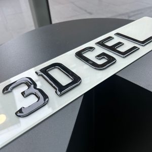 Gel Number Plates