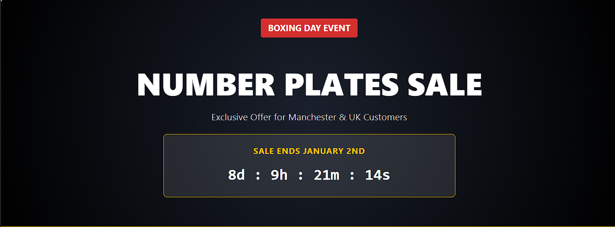 4D Retro Plates – Boxing Day Sale!